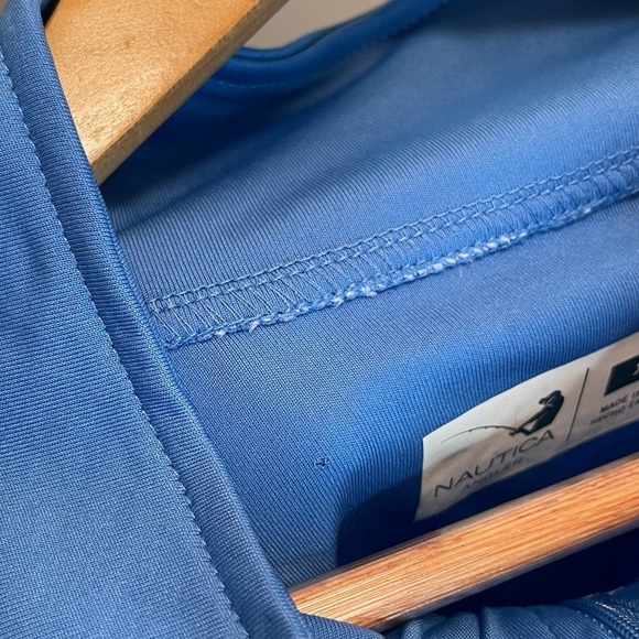 Nautica Angler Men’s XXL Fishing Pullover 1/4 Zip Blue Long Sleeve Ultracool - Picture 5 of 16